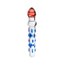 Sexus Glass Dildo Blue Red 20Cm