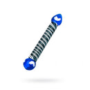 Sexus Glass Dildo Duo Blue 20Cm
