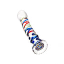 Sexus Glass Dildo Blue Tip 18cm