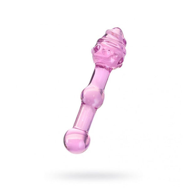 Sexus Glass Dildo Pink 17Cm