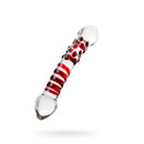 Sexus Glass Dildo Red Delight 19Cm