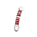 Sexus Glass Dildo Red Delight 19Cm