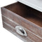 Shabby Chic Bedside Cabinets (2 Pcs) - Brown/White