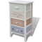 Shabby Chic French Storage Cabinet 4 Drawers Wood