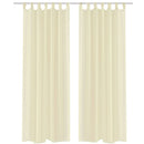 Sheer Curtain 140 x 225 Cm (2 Pcs) - Cream