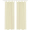 Sheer Curtain 140 x 225 Cm (2 Pcs) - Cream