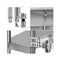 180Cm Stainless Steel 4 Tier Kitchen Shelving Unit Display Shelf