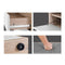 Shoe Cabinet Bench Organizer Rack Fabric Seat Wooden Cupboard