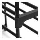 Shoe Rack Stackable Shelves 4 Tiers 55Cm Shoes Storage Stand Black