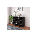Shoe Rack Chipboard 92X30X67 5 Cm Black