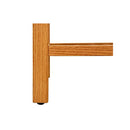 Shoe Rack With 2 Shelves 100 X 27 X 40 Cm Solid Oak Wood
