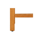 Shoe Rack With 4 Shelves 100 X 27 X 80 Cm Solid Oak Wood