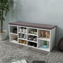 Shoe Storage Bench 10 Compartments