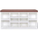 Shoe Storage Bench 10 Compartments