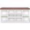 Shoe Storage Bench 10 Compartments
