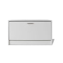 Shoe Storage Bench White 80 X 24 X 45 Cm