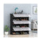 6 Tier 2 Column Shoe Rack Organizer Storage Stackable With Cover