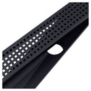 1000Mm Bathroom Shower Black Grate Drain Center Outlet Floor Waste