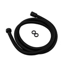 1500Mm Flexible Shower Water Hose Stainless Steel Black