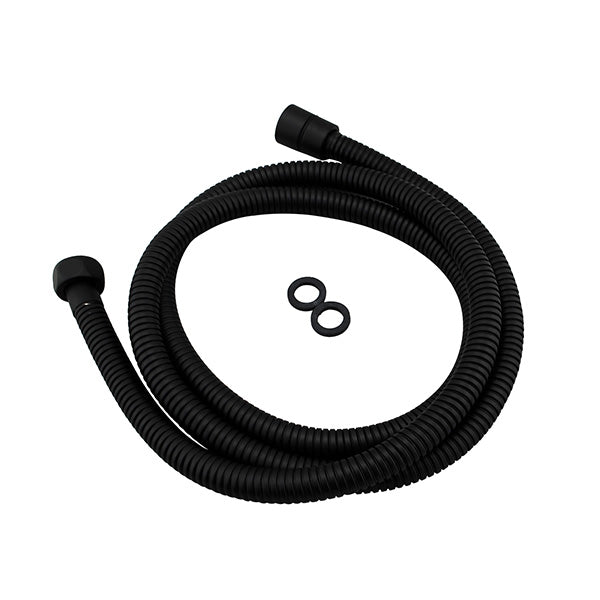 1500Mm Flexible Shower Water Hose Stainless Steel Black