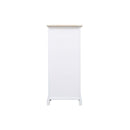 Side Cabinet 38 X 28 X 86 Cm Paulownia Wood