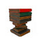 Side Corner Table Raintree Wood Book Stack Design Storage