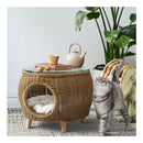 Side Table Coffee Pet Bed Indoor Wicker Outdoor Furniture Patio Desk