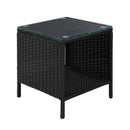 Side Table Outdoor Furniture Rattan Desk