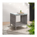 Side Table Outdoor Furniture Rattan Desk