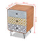 Side Cabinet With 3 Drawers - Brown