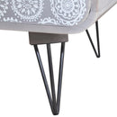 Side Cabinet With 3 Drawers - Grey