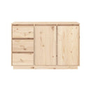 Sideboard 111 X 34 X 75 Cm Solid Wood Pine