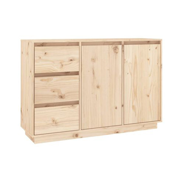 Sideboard 111 X 34 X 75 Cm Solid Wood Pine
