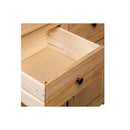 Sideboard 135X40X80 Cm Solid Pinewood Panama Range