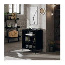 Sideboard Black 57 X 35 X 70 Cm Chipboard