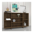 Sideboard Brown Oak 120 X 30 X 75 Cm Chipboard