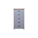 Sideboard Grey 46 X 40 X 89 Cm Pine Panama Range