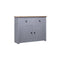 Sideboard Grey 93 X 40 X 80 Cm Solid Pinewood Panama Range