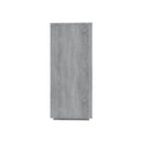 Sideboard Grey Sonoma 120 X 30 X 75 Cm Engineered Wood