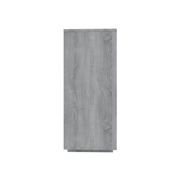 Sideboard Grey Sonoma 120 X 30 X 75 Cm Engineered Wood