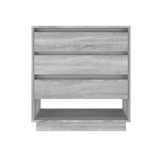 Sideboard Grey Sonoma 70  X41 X 75 Cm Engineered Wood