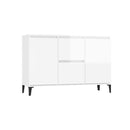 Sideboard High Gloss White 104 X 35 X 70 Cm Engineered Wood