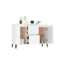 Sideboard High Gloss White 104 X 35 X 70 Cm Engineered Wood