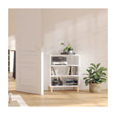Sideboard High Gloss White 57 X 35 X 70 Cm Chipboard