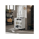 Sideboard Cabinet High Gloss White 57 X 35 X 70 Cm Chipboard
