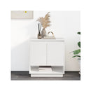 Sideboard High Gloss White Chipboard 70 X 41 X 75 Cm
