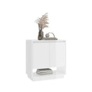 Sideboard High Gloss White Chipboard 70 X 41 X 75 Cm