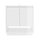 Sideboard High Gloss White Chipboard 70 X 41 X 75 Cm