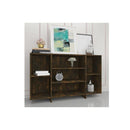 Sideboard Smoked Oak 120 X 30 X 75 Cm Engineered Wood