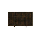 Sideboard Smoked Oak 120 X 30 X 75 Cm Engineered Wood